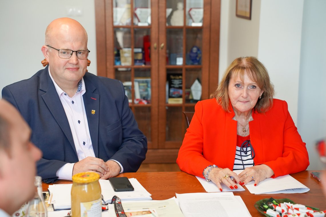 Rozmowy o rozwoju sportu szkolnego w powiecie