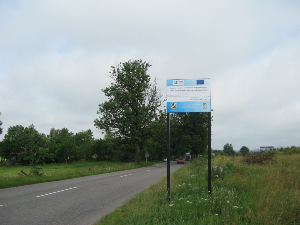 Remont - odnowa nawierzchni drogi powiatowej nr 1405G Szemud - Karczemki, odcinek Kamień - Kielno 